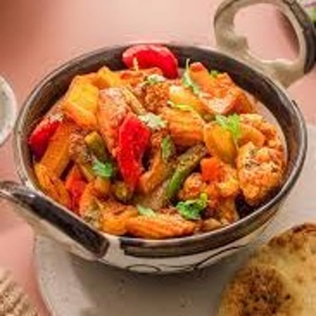 Vegetable Jalfrezi.