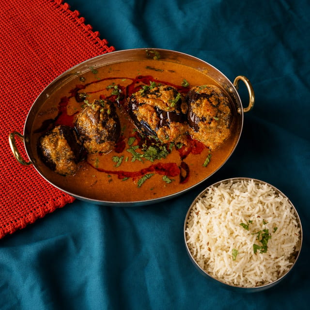 Spicy Eggplant (Chaska Special - Vegan).