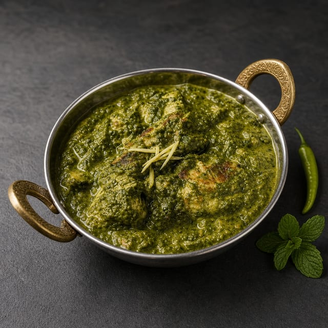 Palak Chicken.