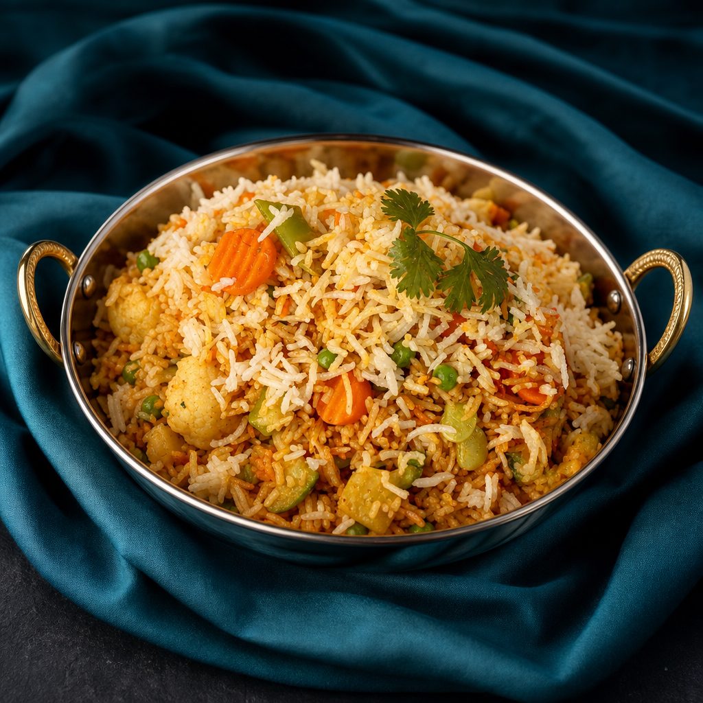 Vegetable Biryani.