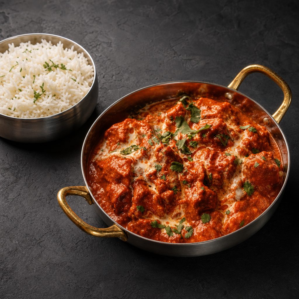 Butter Chicken Royale.
