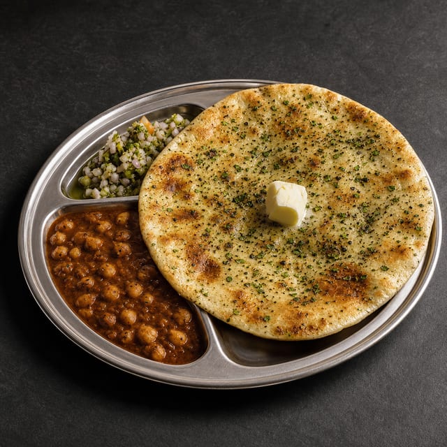 Amritsari Kulcha Chole Royale.
