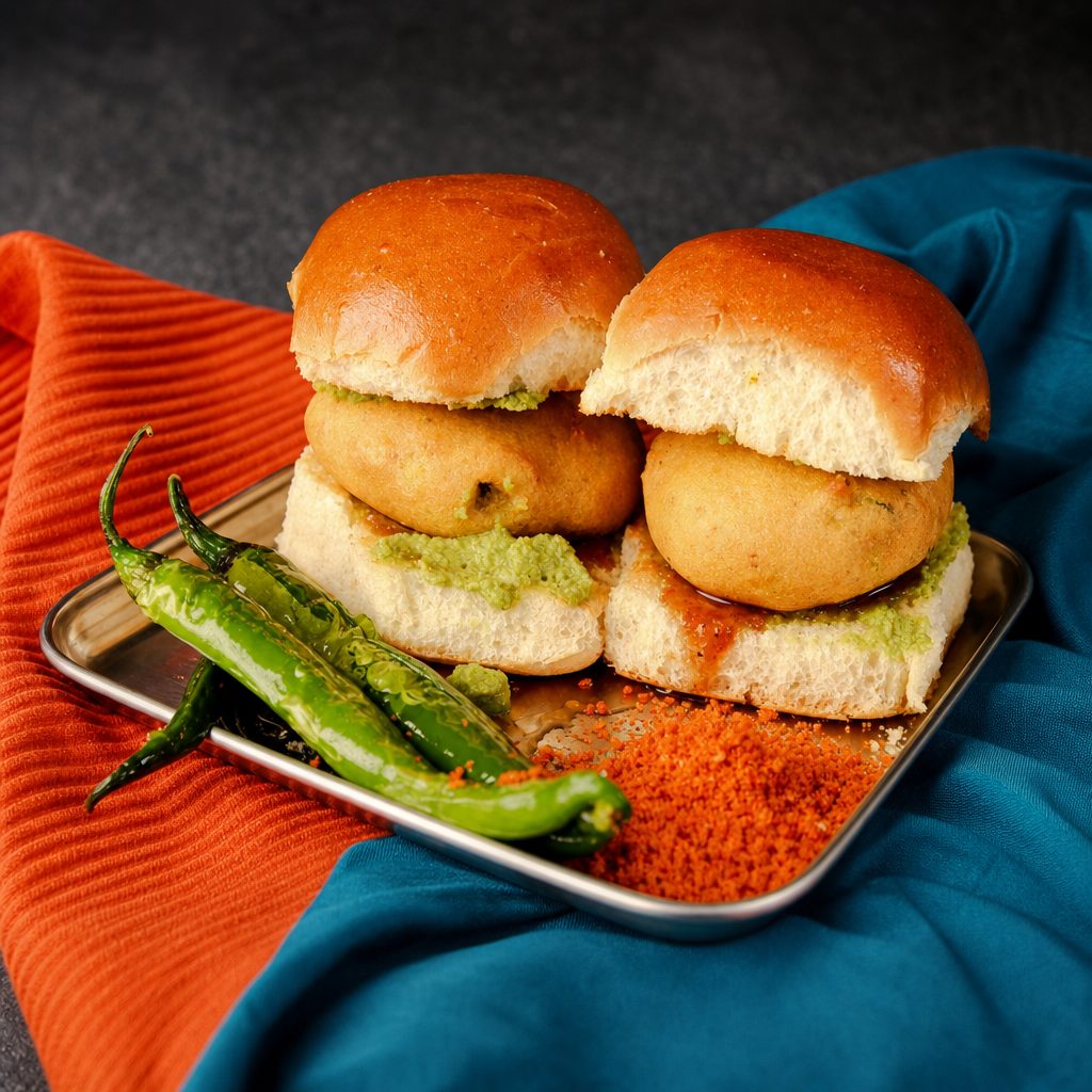 Mumbai Golden Vada Pav.