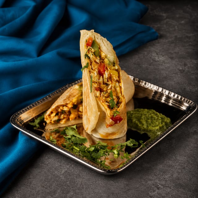 Paneer Kathi Roll.