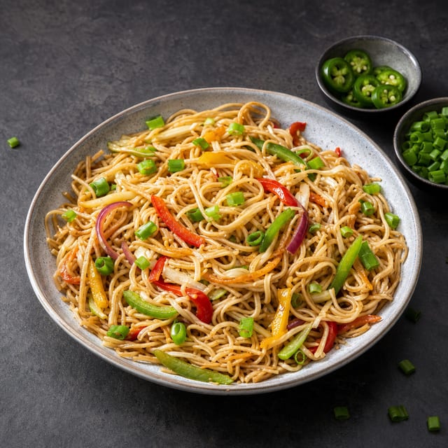 Chicken Hakka Noodles.