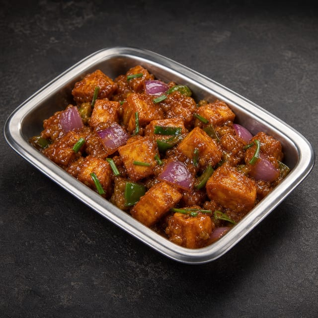 Chili Paneer.