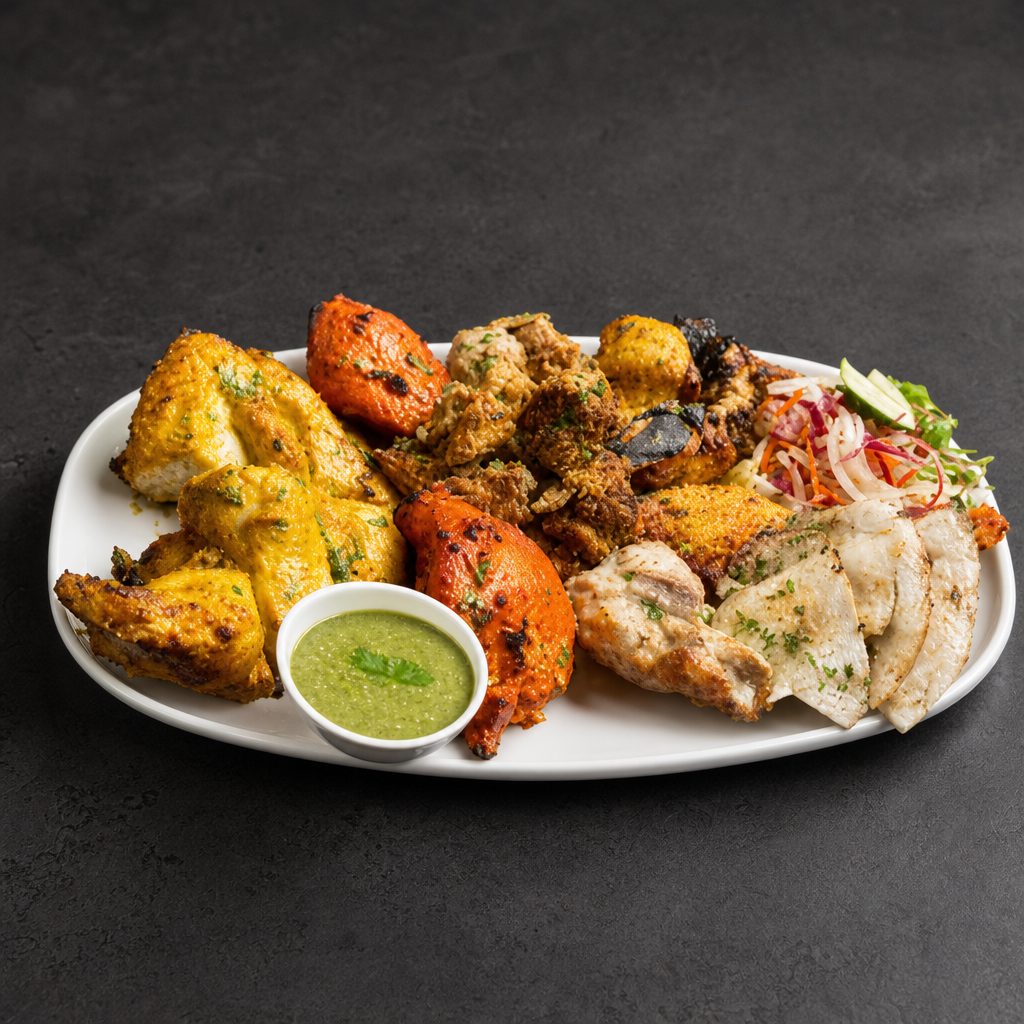 Mixed Tandoori Platter.