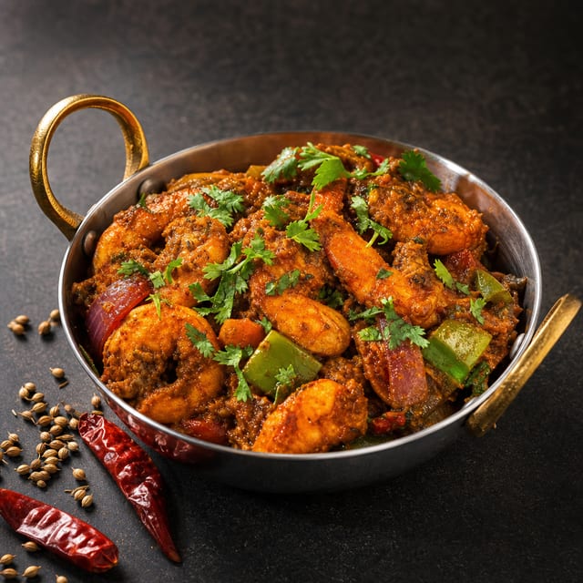 Kadai Prawns.