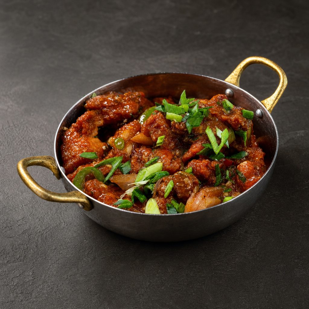Chicken Manchurian.