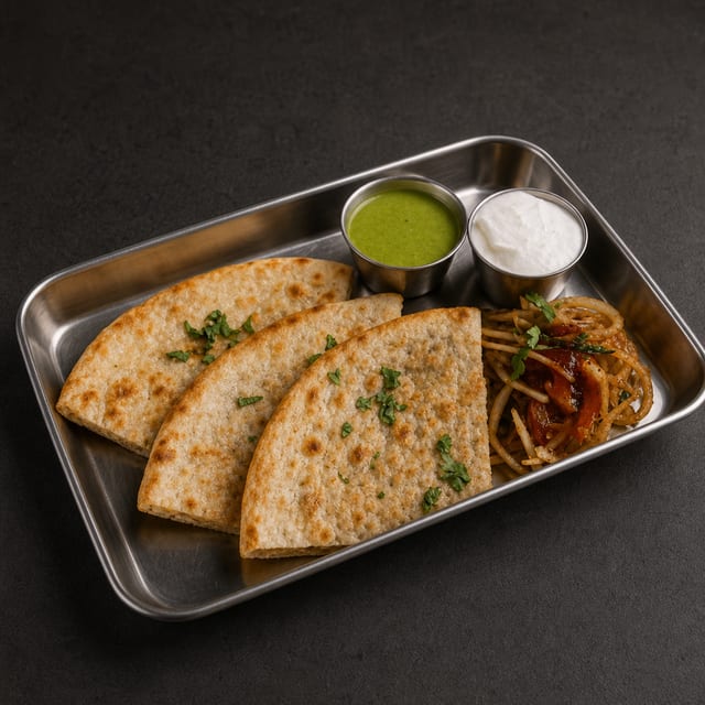 Royal Aloo Paratha.