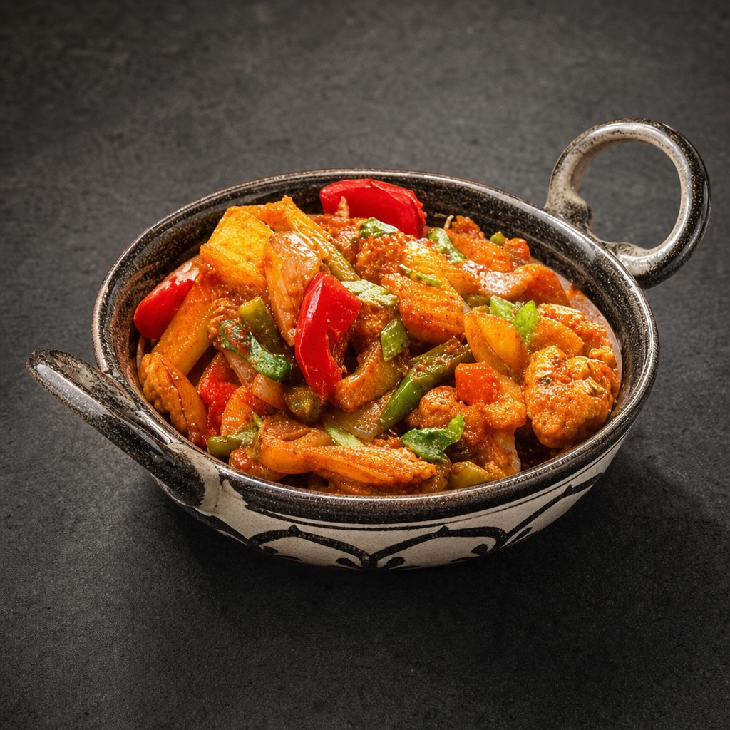 Vegetable Jalfrezi.