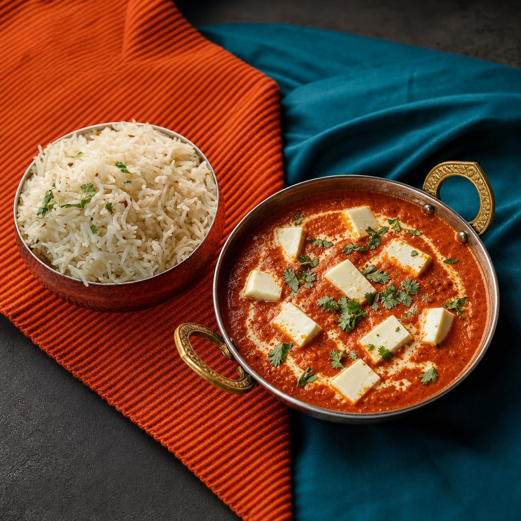 Paneer Pepper Butter Masala.