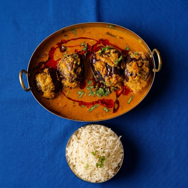 Spicy Eggplant (Chaska Special - Vegan).