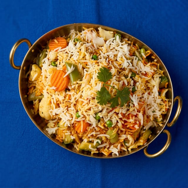 Vegetable Biryani.