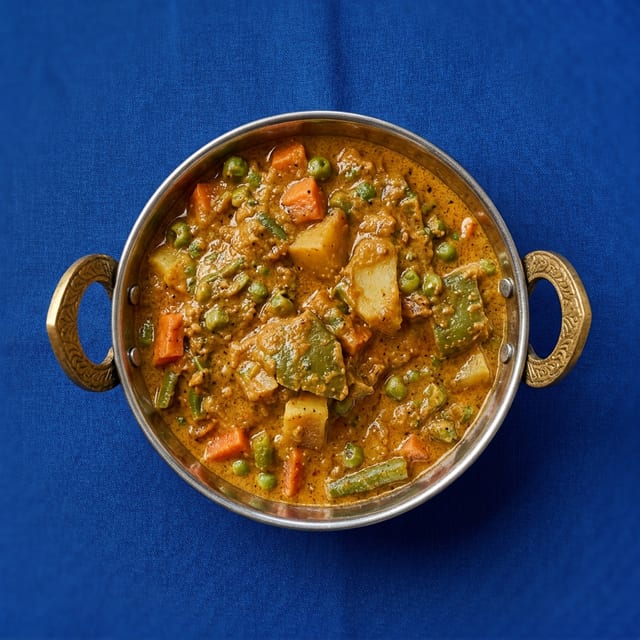 Mixed Vegetable Korma.