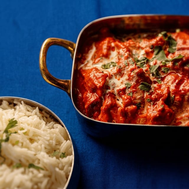 Butter Chicken Royale.