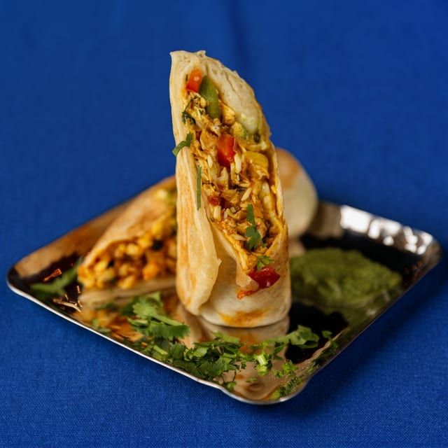 Paneer Kathi Roll.