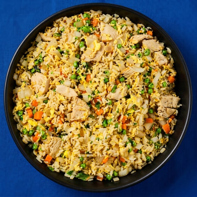 Chicken Egg Fried Rice.