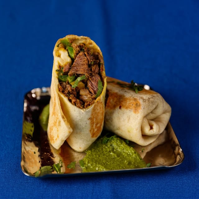 Lamb Kathi Roll.
