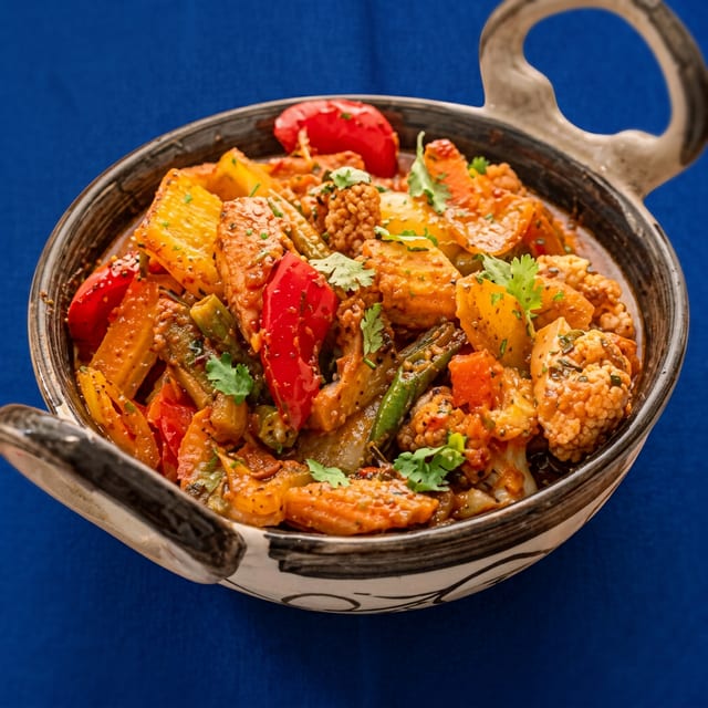 Vegetable Jalfrezi.