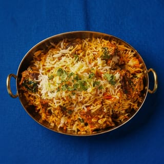 Mutton (Goat Bone-In) Biriyani