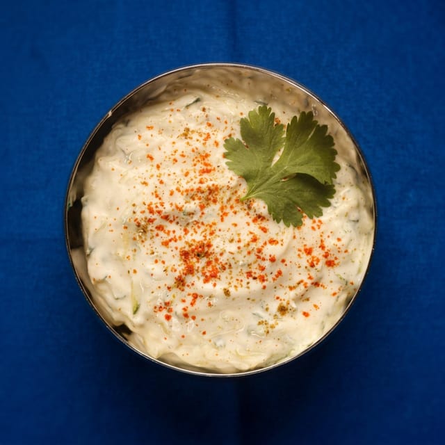 Cucumber Raita.